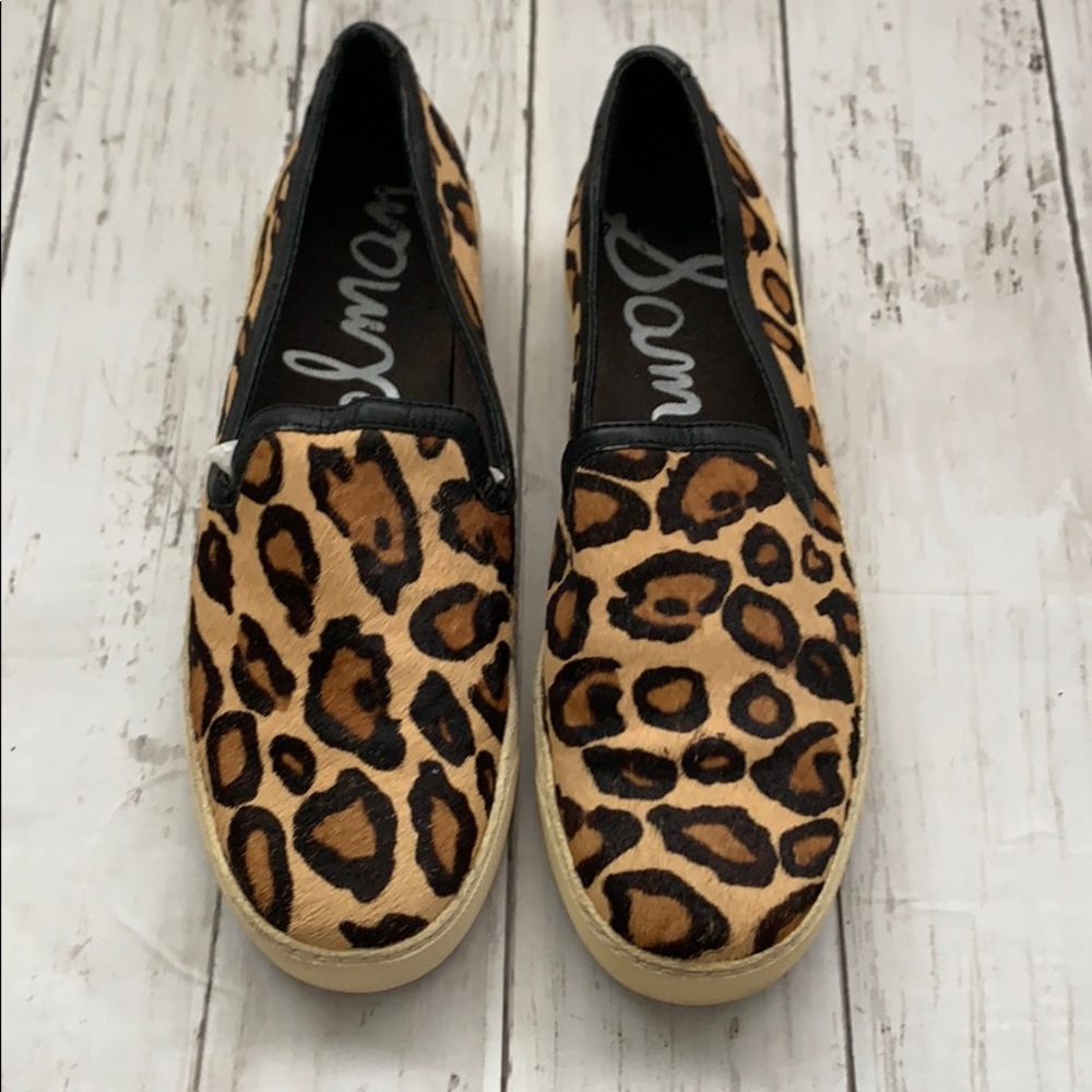 Sam Edelman Becker Cheetah print slip on sneakers